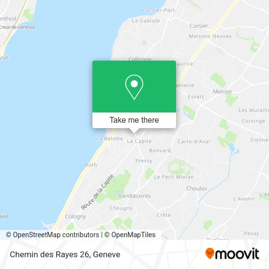 Chemin des Rayes 26 map