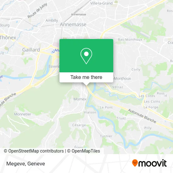 Megeve map