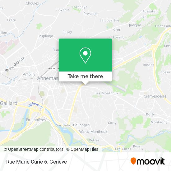 Rue Marie Curie 6 map
