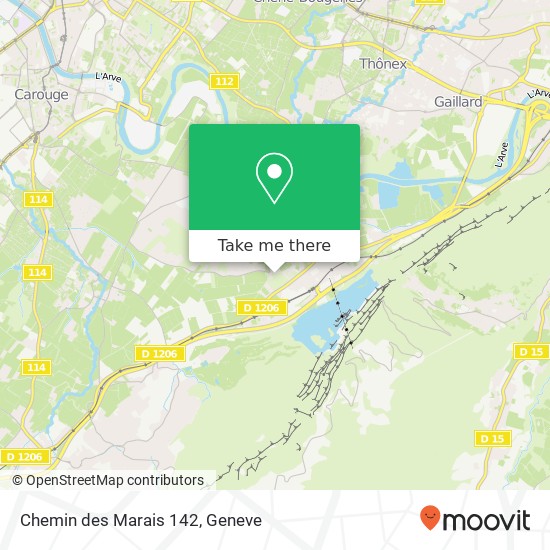 Chemin des Marais 142 map