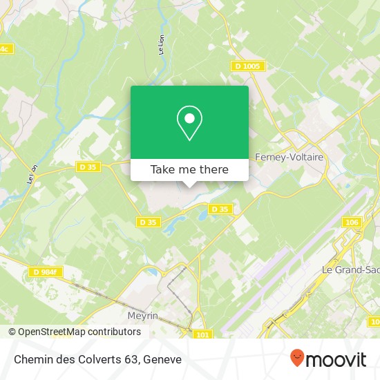 Chemin des Colverts 63 map