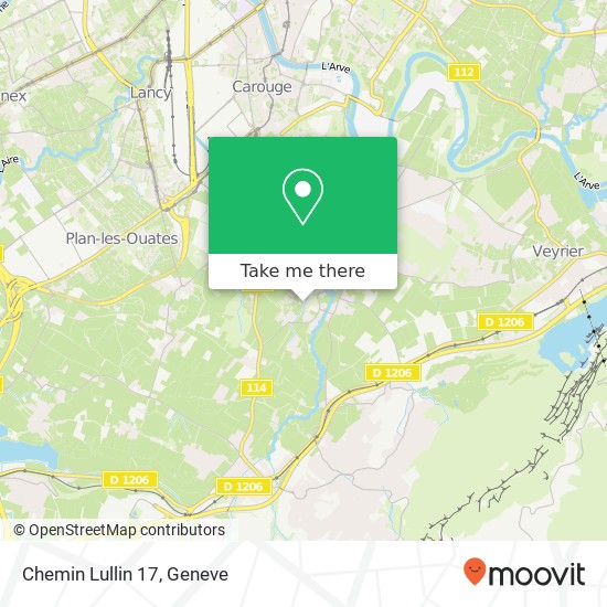 Chemin Lullin 17 map