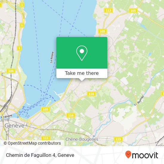 Chemin de Faguillon 4 map