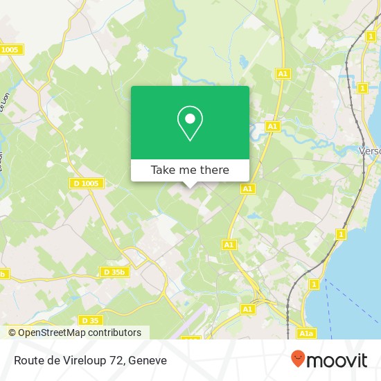 Route de Vireloup 72 map