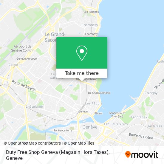 Duty Free Shop Geneva (Magasin Hors Taxes) map