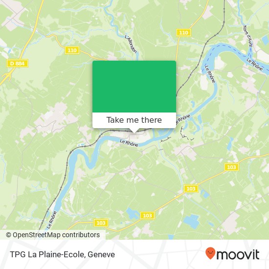 TPG La Plaine-Ecole Karte