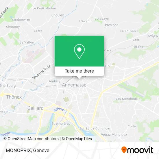 MONOPRIX plan