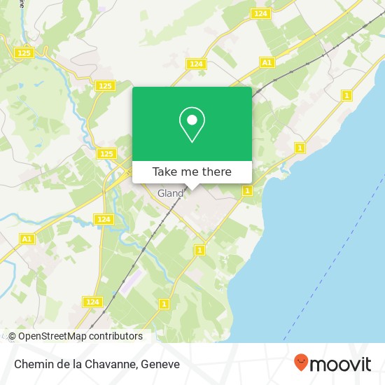 Chemin de la Chavanne map