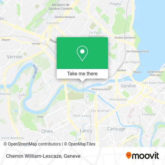 Chemin William-Lescaze map