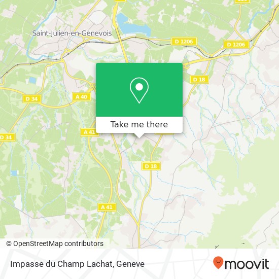 Impasse du Champ Lachat map