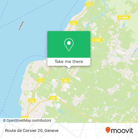 Route de Corsier 20 map