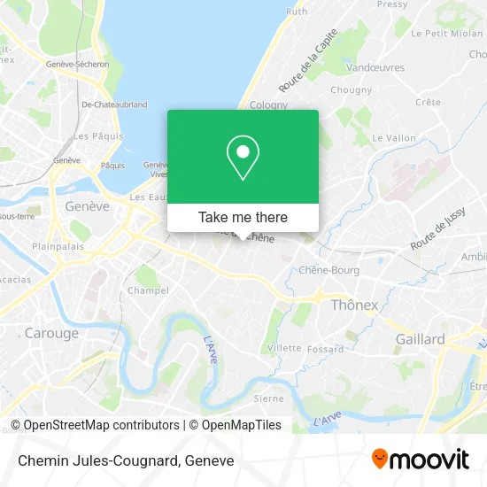 Chemin Jules-Cougnard map