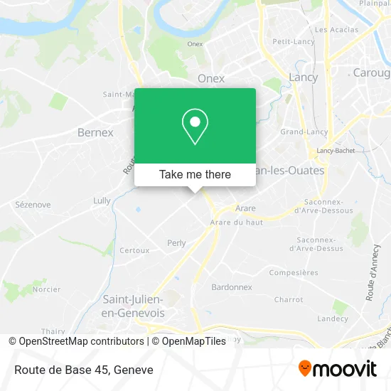 Route de Base 45 map