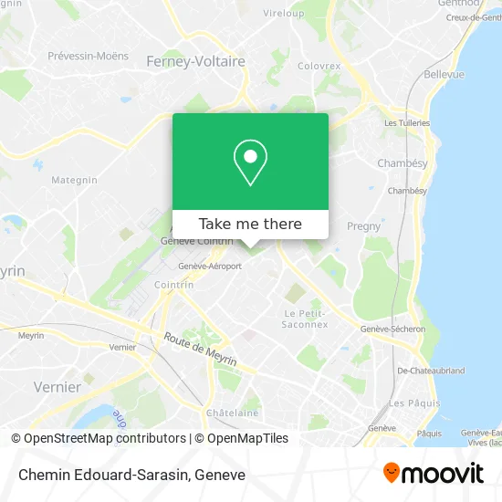 Chemin Edouard-Sarasin map