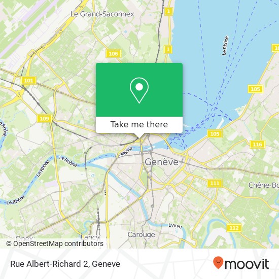 Rue Albert-Richard 2 map