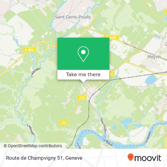 Route de Champvigny 51 map