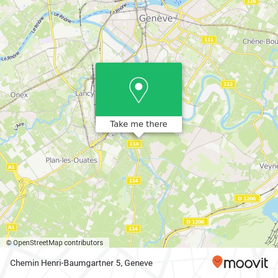 Chemin Henri-Baumgartner 5 map