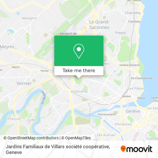 Jardins Familiaux de Villars société coopérative Karte