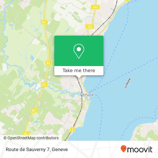 Route de Sauverny 7 map