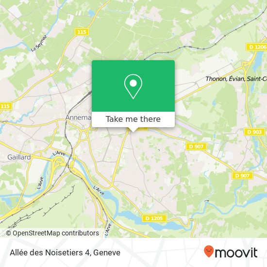 Allée des Noisetiers 4 map