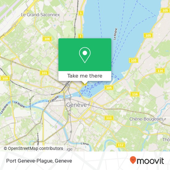 Port Geneve-Plague map