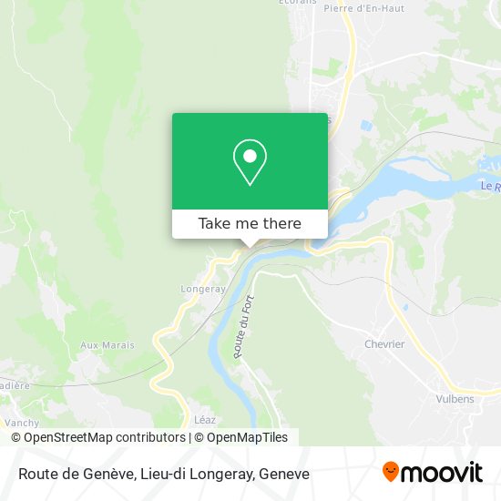 Route de Genève, Lieu-di Longeray Karte