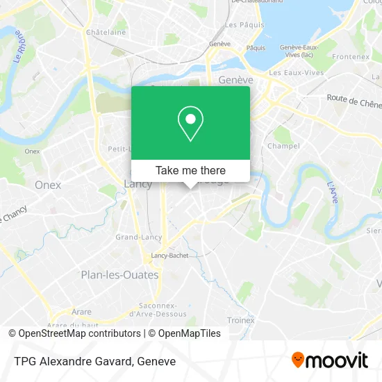 TPG Alexandre Gavard map