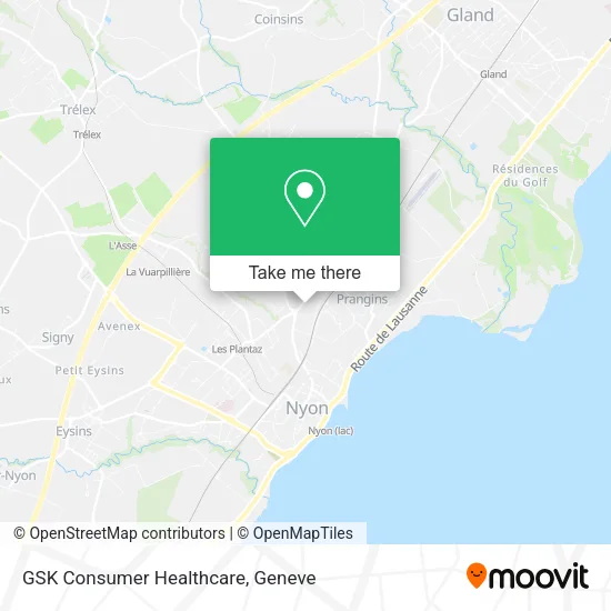 GSK Consumer Healthcare map