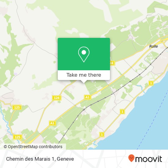 Chemin des Marais 1 map