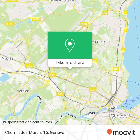 Chemin des Marais 16 map