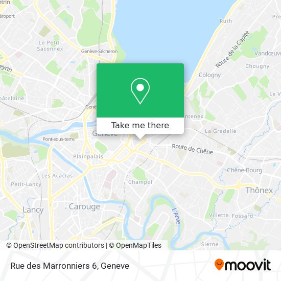 Rue des Marronniers 6 map