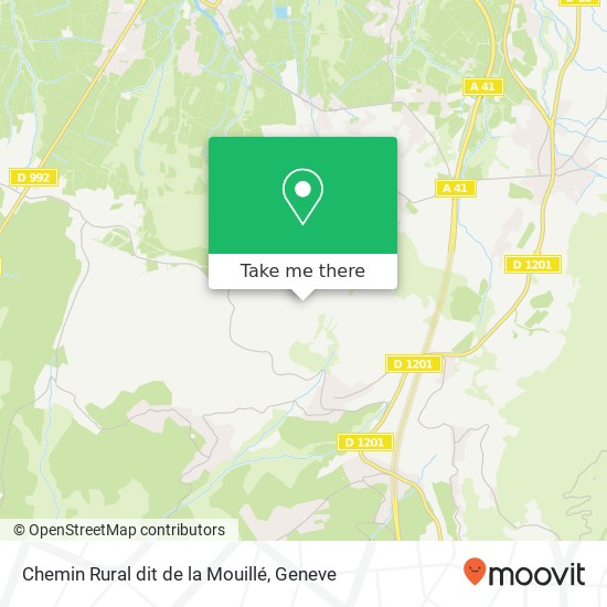 Chemin Rural dit de la Mouillé map