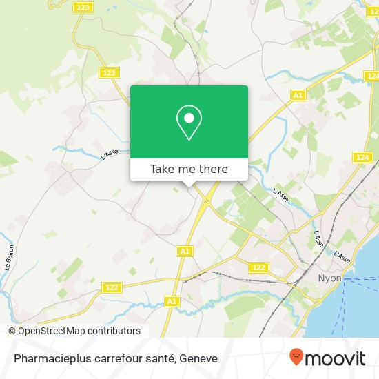 Pharmacieplus carrefour santé map