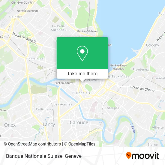 Banque Nationale Suisse map