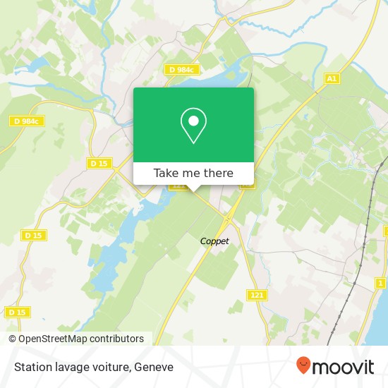Station lavage voiture map