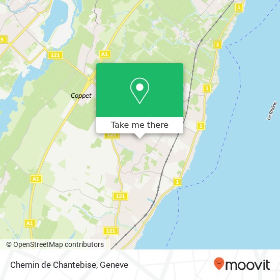Chemin de Chantebise map