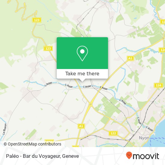 Paléo - Bar du Voyageur map