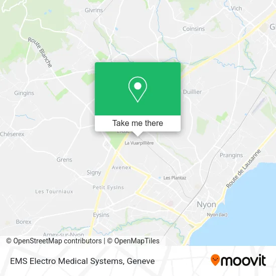 EMS Electro Medical Systems map