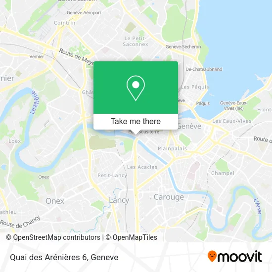 Quai des Arénières 6 map