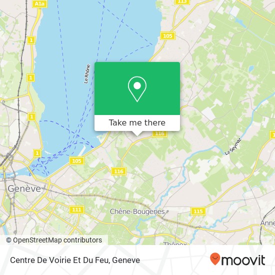 Centre De Voirie Et Du Feu map