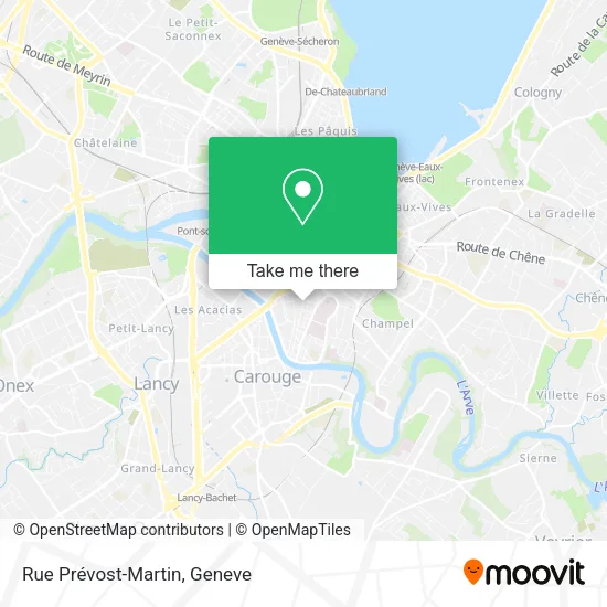 Rue Prévost-Martin map