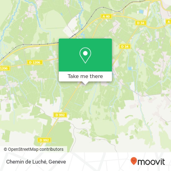 Chemin de Luché map