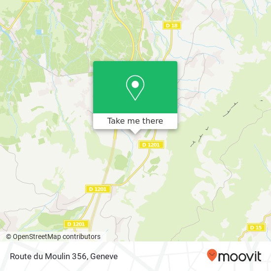 Route du Moulin 356 map