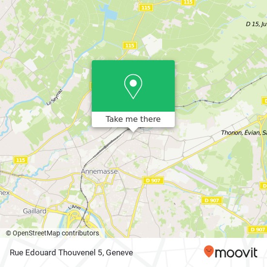 Rue Edouard Thouvenel 5 map