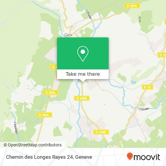 Chemin des Longes Rayes 24 map