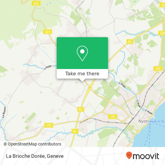 La Brioche Dorée map