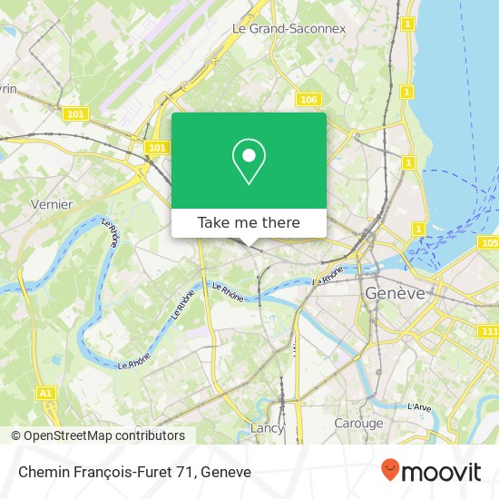 Chemin François-Furet 71 map