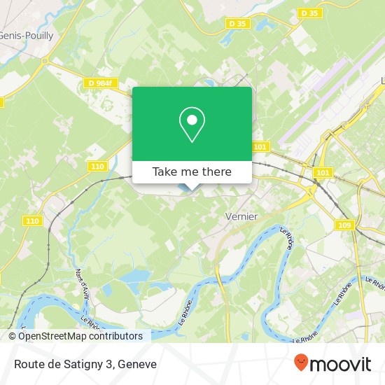 Route de Satigny 3 map
