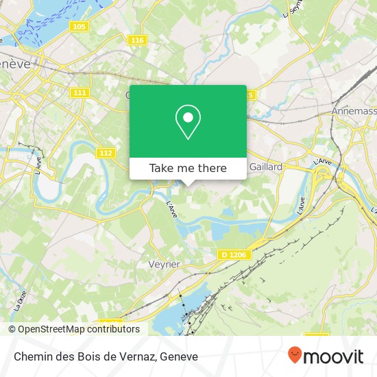 Chemin des Bois de Vernaz map