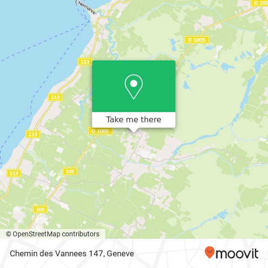 Chemin des Vannees 147 map